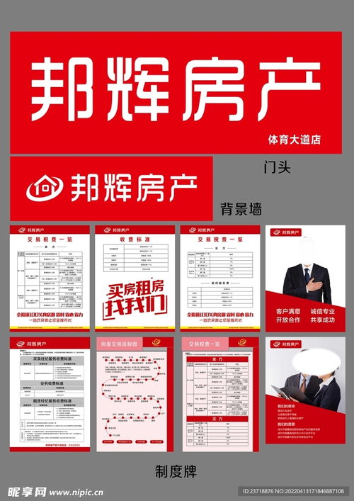 房产中介全套广告设计图